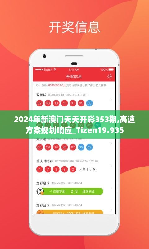 2024年新澳门天天开彩353期,高速方案规划响应_Tizen19.935