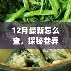 探秘巷弄深处，12月最新特色小店，美食秘境等你来领略！