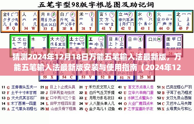 2024年最新版万能五笔输入法安装与使用指南（全面解析）