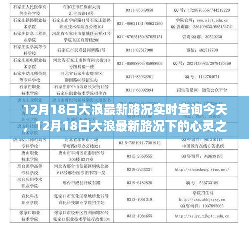 12月18日大浪最新路况下的心灵探寻之旅，远离喧嚣，寻找内心平静