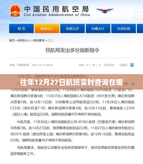 航班实时查询系统往年数据查询攻略