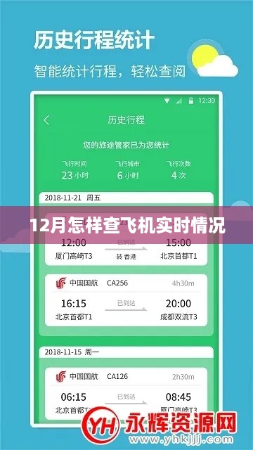 12月飞机实时动态查询攻略