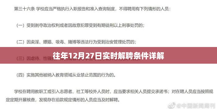 年终解聘高峰，深度解析往年12月27日实时解聘条件