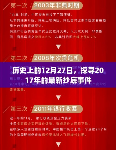 历史上的大事件，探寻2017年抄底事件回顾