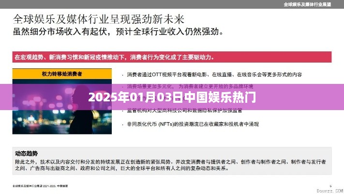 2025年1月3日中国娱乐热点速递，符合您的字数要求，具有时间性和内容相关性，适合用于吸引用户点击阅读。