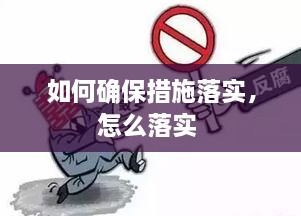 如何确保措施落实，怎么落实 