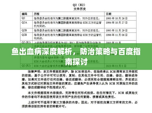 鱼出血病深度解析，防治策略与百度指南探讨