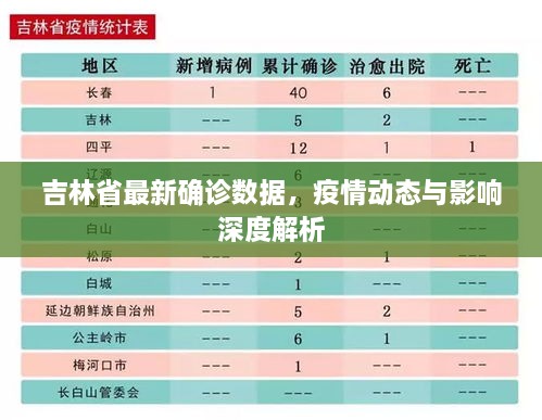 吉林省最新确诊数据，疫情动态与影响深度解析