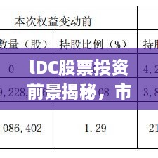 lDC股票投资前景揭秘，市场动态及潜力分析