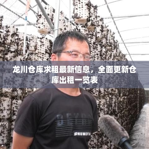 龙川仓库求租最新信息，全面更新仓库出租一览表
