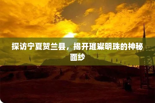 探访宁夏贺兰县，揭开璀璨明珠的神秘面纱